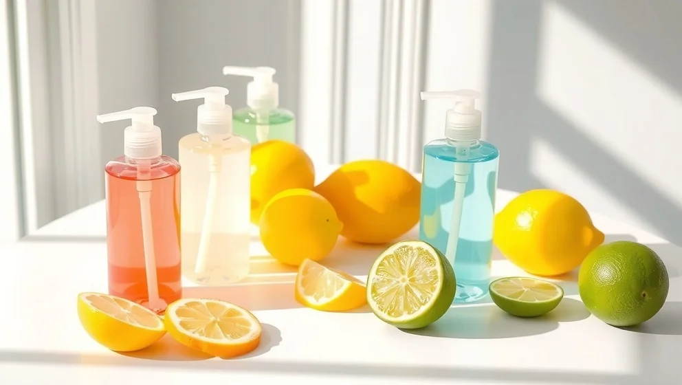 Handsprit med doft gör rent händerna bättre